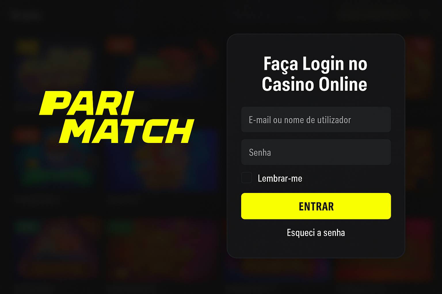 Login no Cassino PARIMACTH